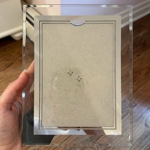 Glass picture frame